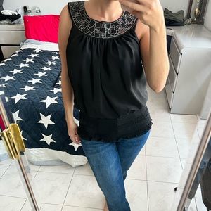 Gorgeous sequined detail blouse!